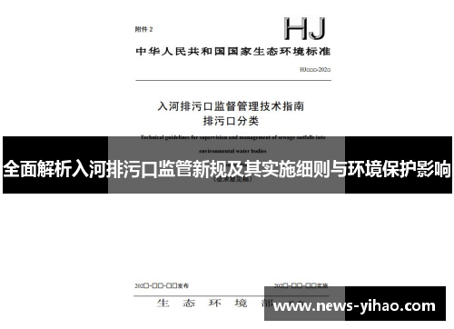 全面解析入河排污口监管新规及其实施细则与环境保护影响